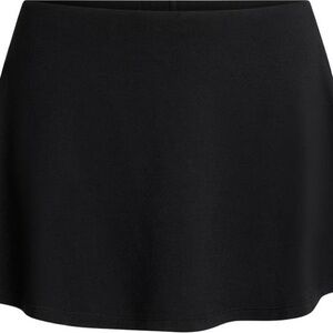 SKIMS Black Mini Skater Skort